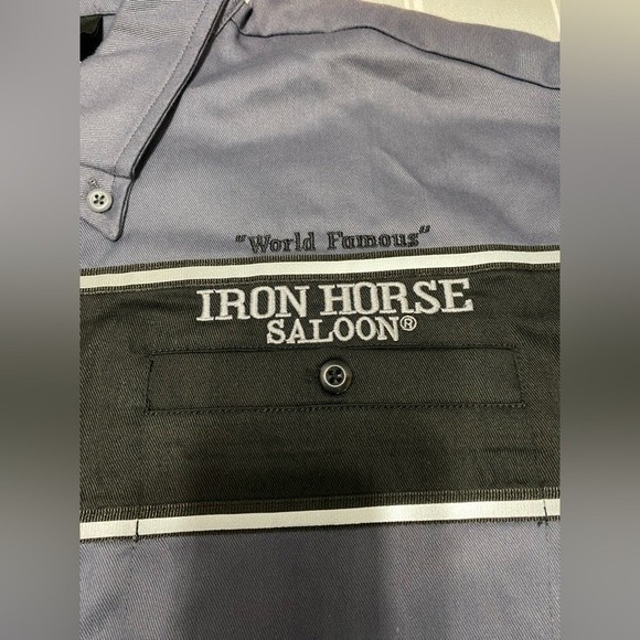 NWT USA Biker Apparel Iron Horse Saloon Sturgis, SD Bike Rally Mens XL Shirt - Picture 3 of 7